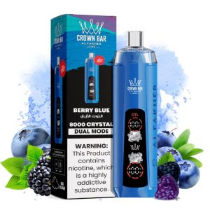 Al Fakher Crown Bar 8000 Puffs Vape Berry Blue