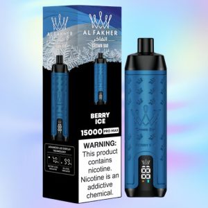 Al Fakher Crown Bar 15k Puffs Berry Ice Goût