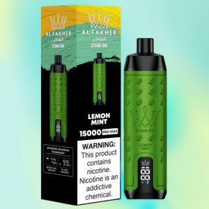 Al Fakher Crown Bar 15000 Vape Lemon Mint