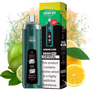 Al Fakher Crown Bar 8000 Lemon Lime Goût