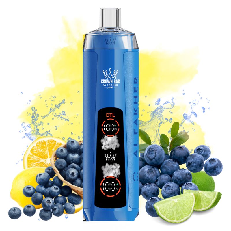 Al Fakher Crown Bar 8000 Blackcurrant Ice Goût