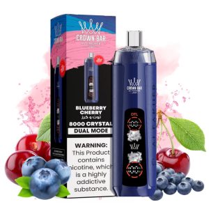 Al Fakher Crown Bar 8000 Blackcurrant Mint Goût (Copy)