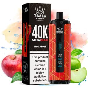 al fakher mega max 40000 Two Apple jpg